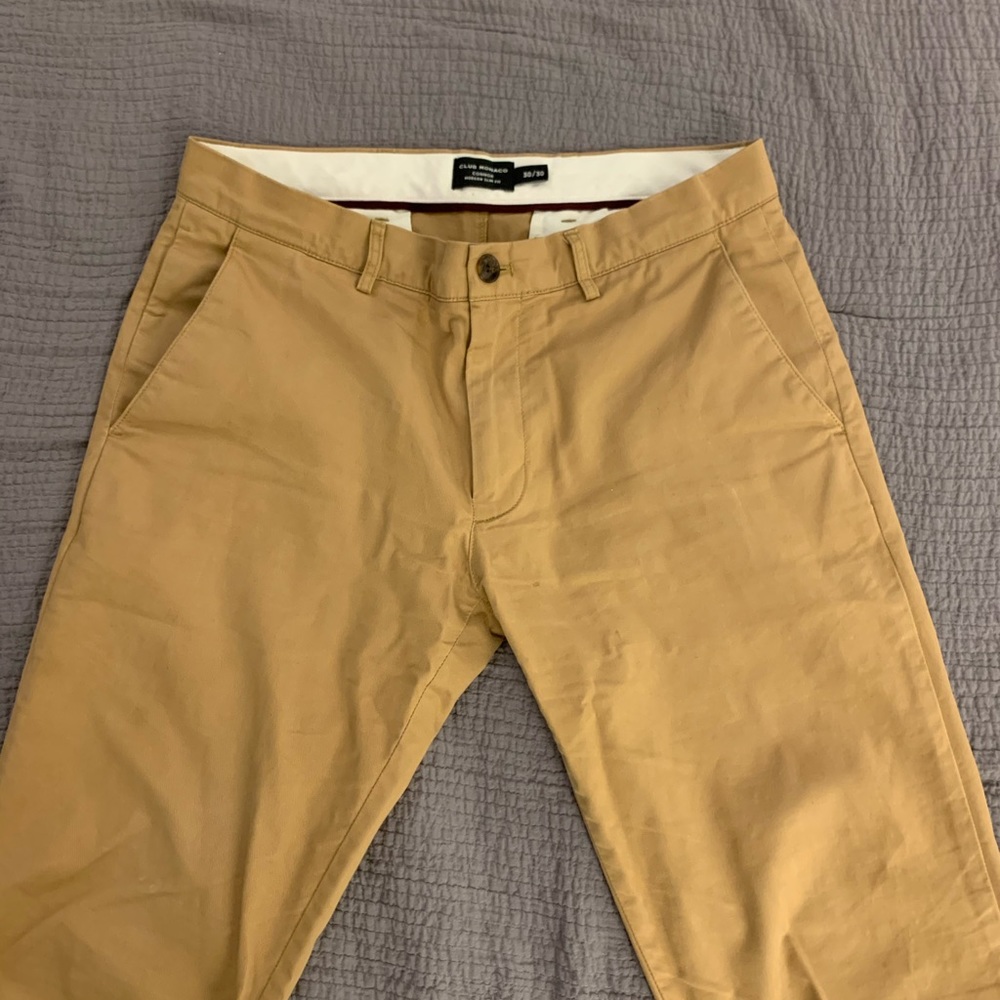 Club Monaco slim fit chinos